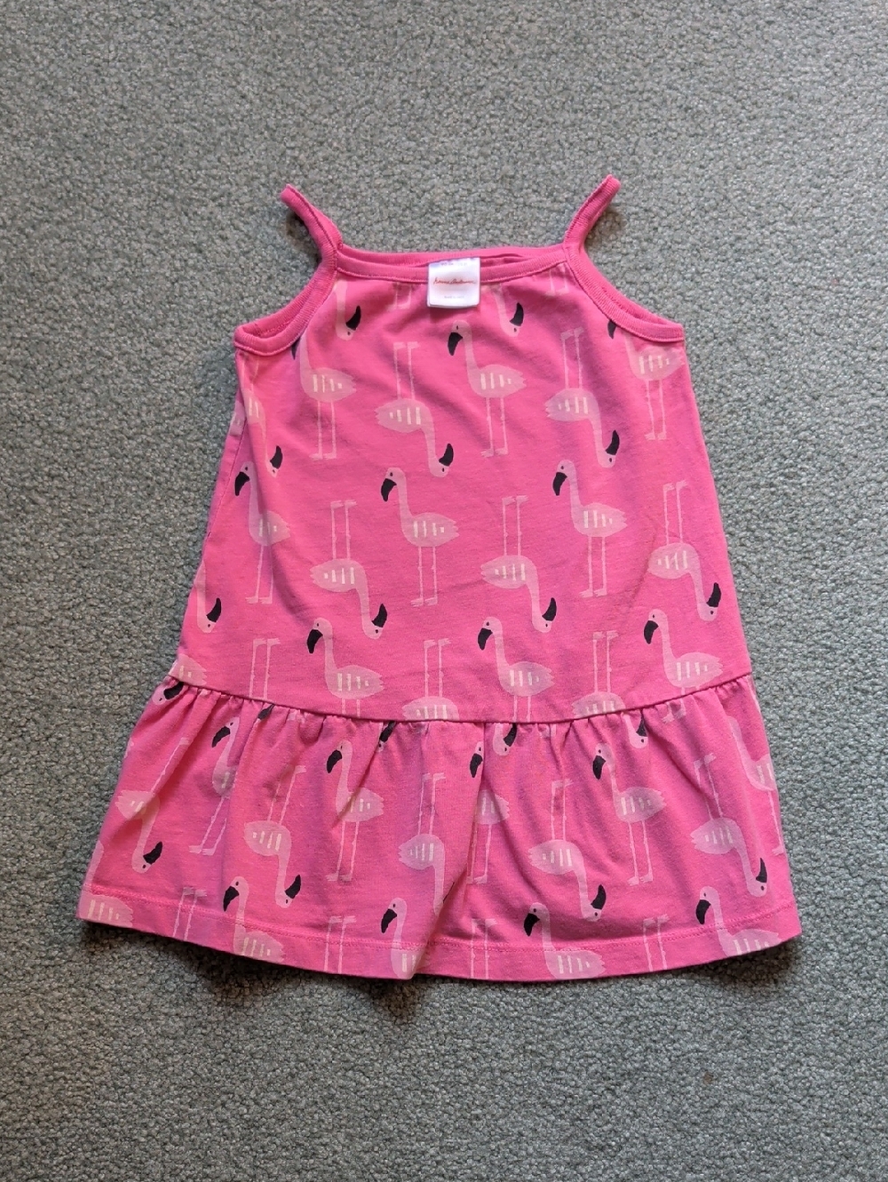 Hanna Andersson Hot Pink Flamingo Knit Dress